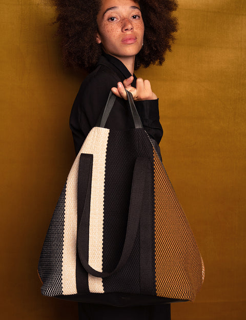 Cabaz Black / Camel - LA FEMME GARNITURE