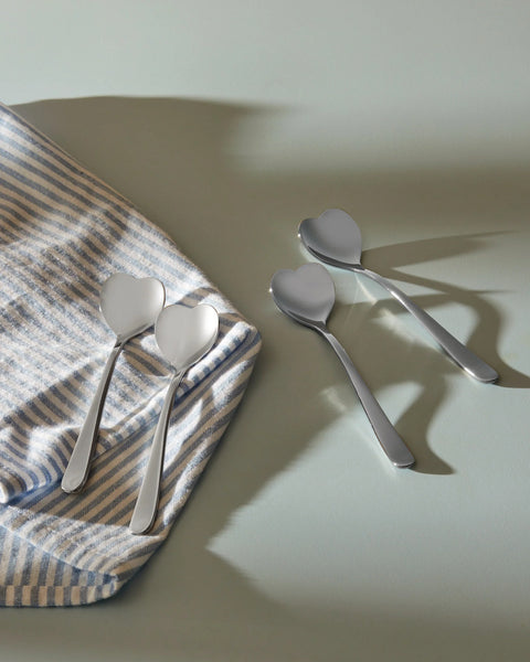 Big Love set of 4 tea spoons- ALESSI
