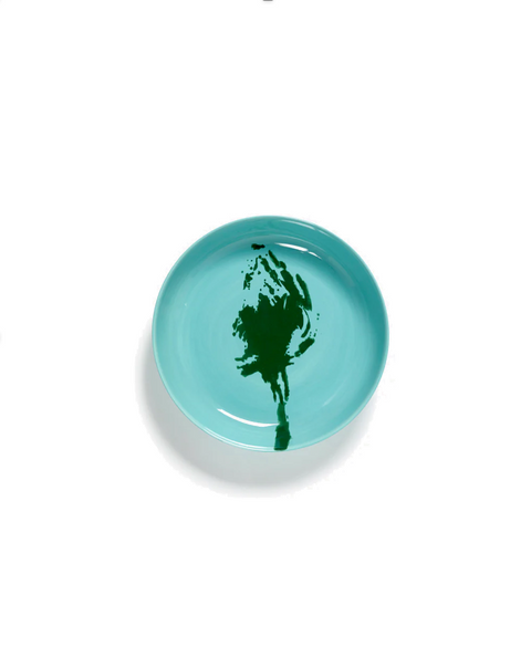 Feast Tableware Deep plate azure/green artichoke - SERAX