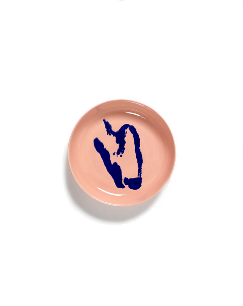 Feast Tableware Deep plate pink/blue pepper - SERAX