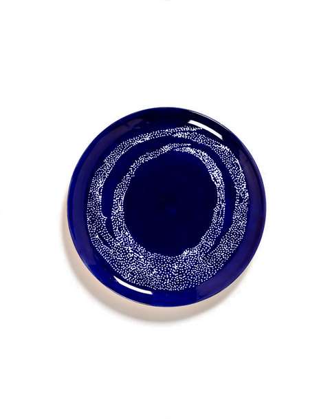 Feast Tableware Dinner plate dark blue/white dots - SERAX