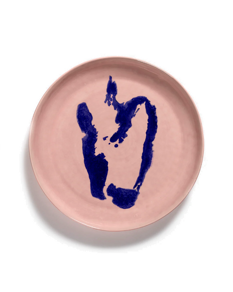 Feast Tableware Serving Plate S pink/blue pepper - SERAX