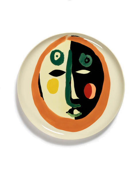 Feast Tableware Serving Plate whit face - SERAX