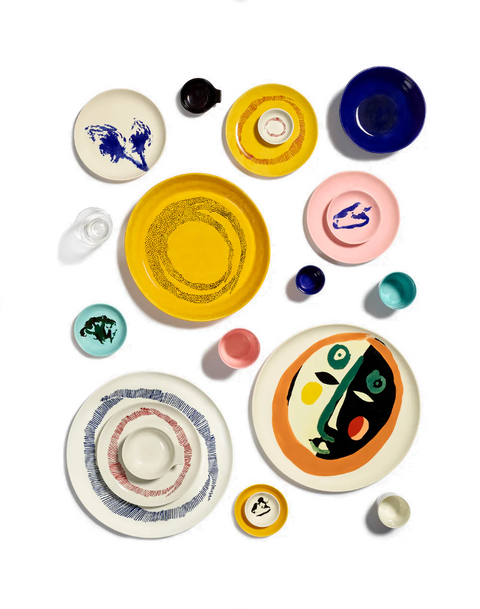 Feast Tableware Serving Plate whit face - SERAX
