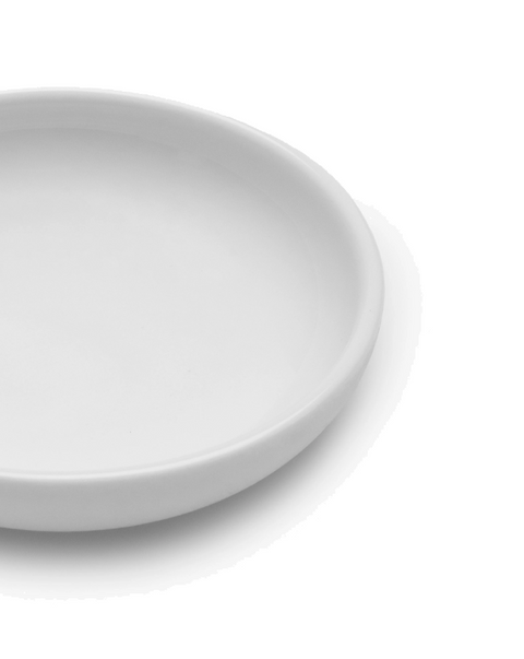 Base Dinnerware Plate low mini white Base - SERAX