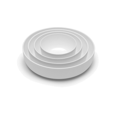 Base Dinnerware Bowl low M white Base - SERAX