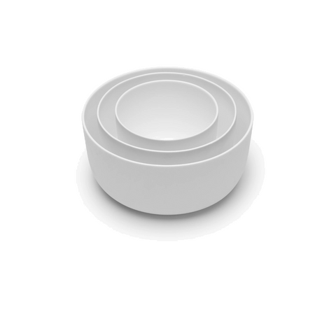 Base Dinnerware Bowl deep M white Base - SERAX