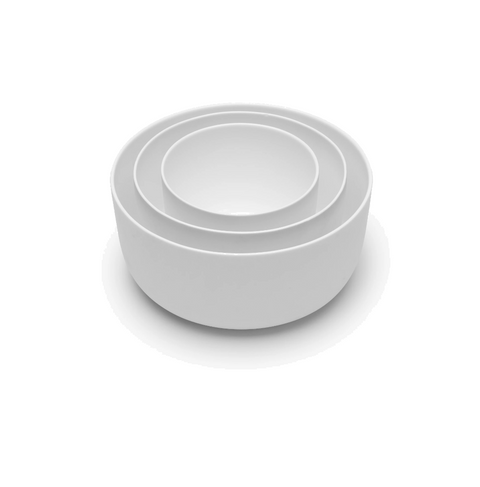 Base Dinnerware Bowl high L white Base - SERAX