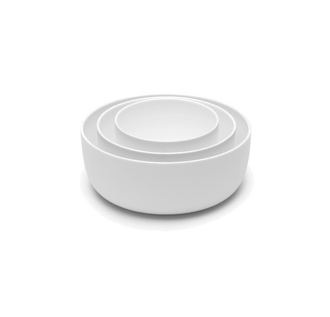 Base Dinnerware Bowl high S white Base - SERAX