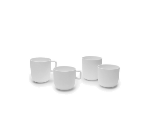 Base Dinnerware Coffee cup without handle white Base - SERAX