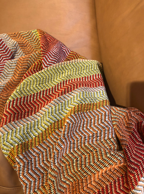 Norwegian Throws Summer Red - ROROS TWEED