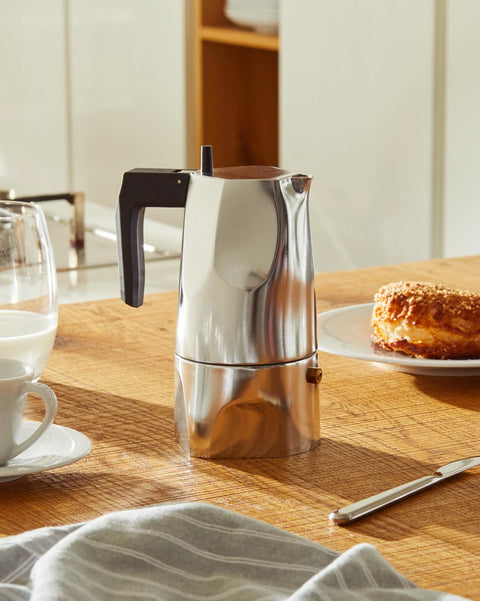 Ossidiana Coffee Makers 6 cups - ALESSI