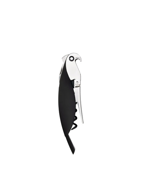 Parrot sommelier Corkscrew Black - ALESSI