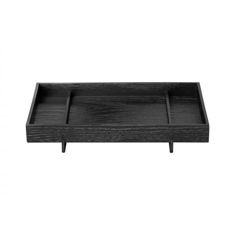 Abento Tray L Wood Black - BLOMUS