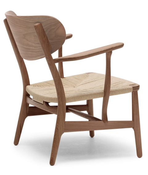 CH22 Lounge Chair Walnut / Black - CARL HANSEN