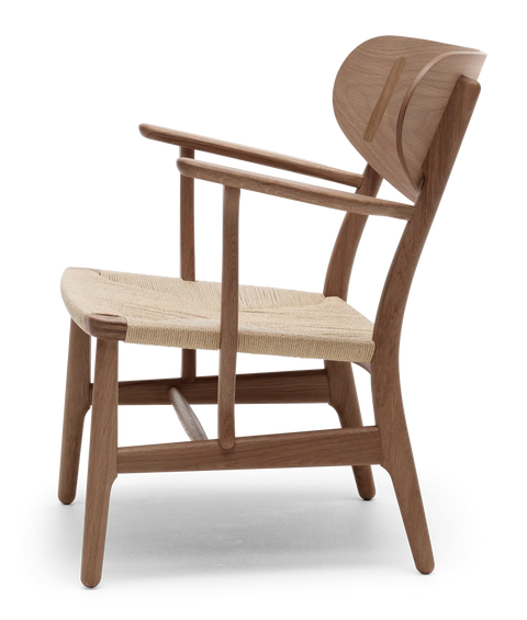 CH22 Lounge Chair Walnut / Black - CARL HANSEN