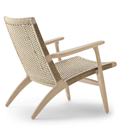 CH25 Lounge Chair Oak White Oil - CARL HANSEN