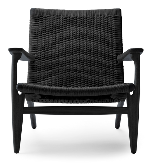 CH25 Lounge Chair Oak painted black - CARL HANSEN