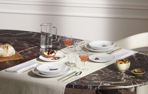 Service Prunier Le Corbusier Dessert Plate 2pc - CASSINA