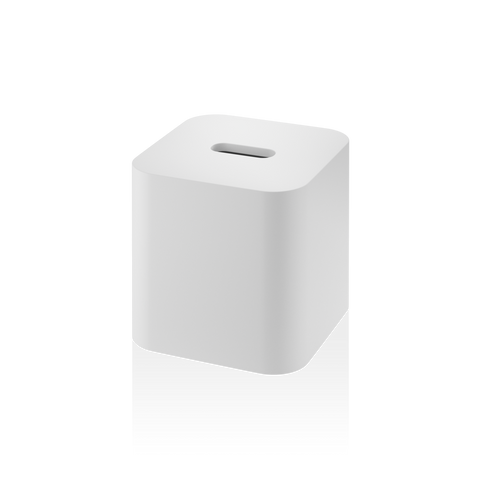 Tissue Box Square Stone White - DECOR & WALTHER