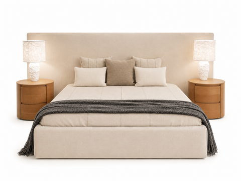 Bed Headbord and Frame - WOODNOTES