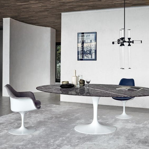 Tulip Arm Chair Black - KNOLL