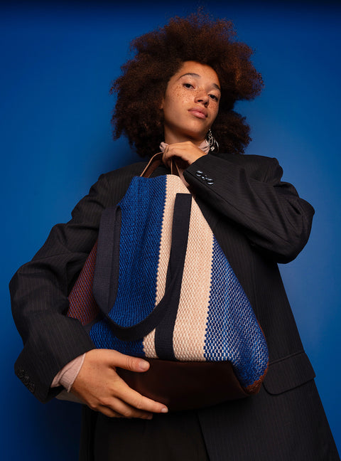 Cabaz Cobalt / Marine / Rust - LA FEMME GARNITURE