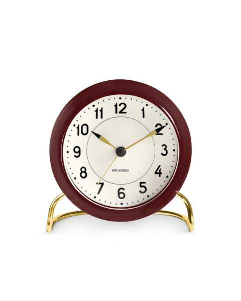 Table Clock Burgundy - ROSENDAHL