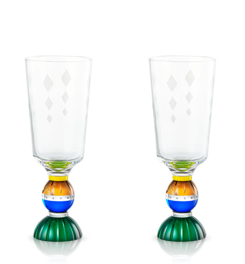 Ascot Tall Crystal Glasses - REFLECTIONS COPENHAGEN