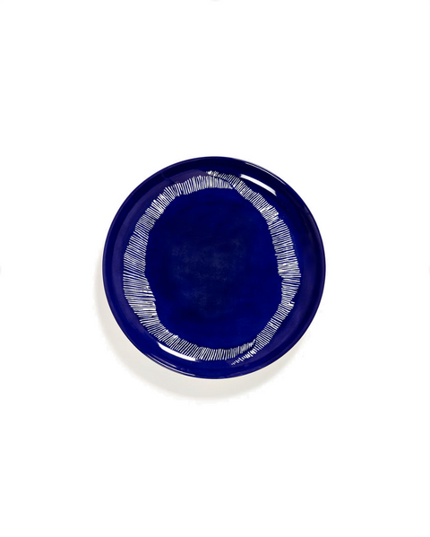 Feast Tableware Starter plate dark blue/white stripes - SERAX
