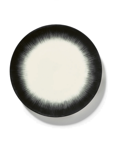 Dé Tableware Diner plate White/Black  - SERAX