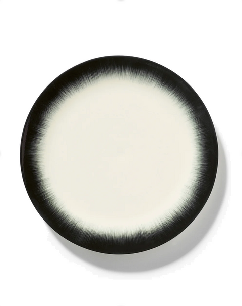 Dé Tableware Diner plate White/Black  - SERAX