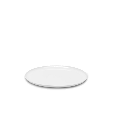 Base Dinnerware Dinner plate low white Base - SERAX