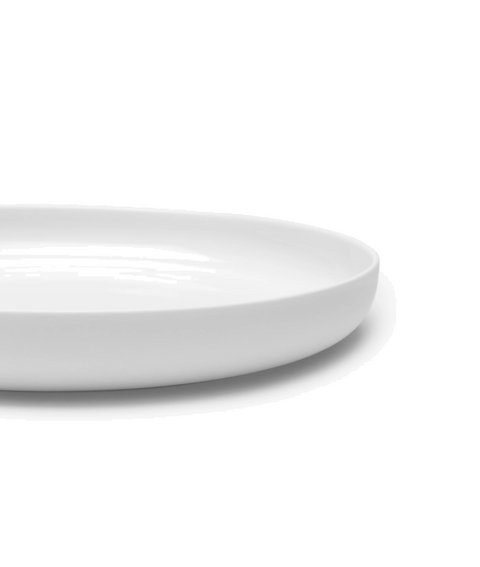 Base Dinnerware Starter plate high white Base - SERAX