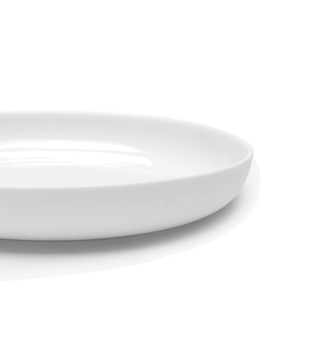Base Dinnerware Breakfast plate high white Base - SERAX