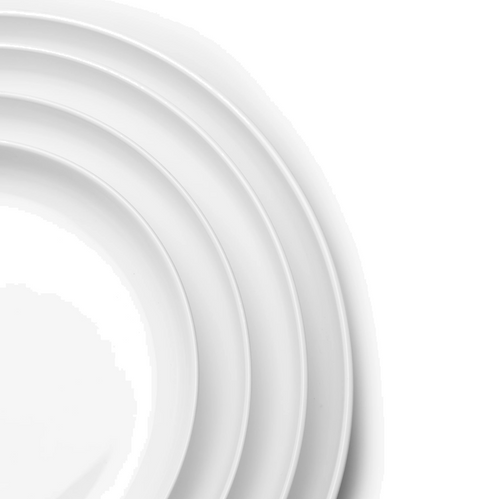 Base Dinnerware Breakfast plate high white Base - SERAX