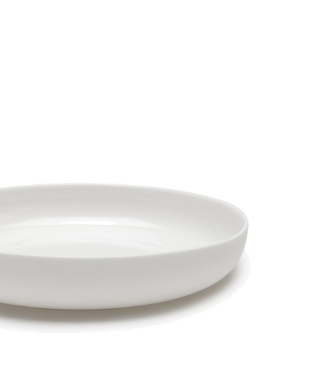 Base Dinnerware Dessert plate high white Base - SERAX