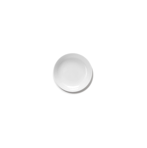 Base Dinnerware Bread plate high white Base - SERAX