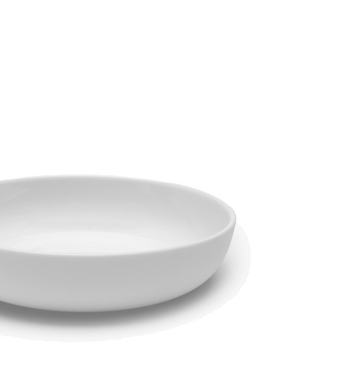 Base Dinnerware Bread plate high white Base - SERAX