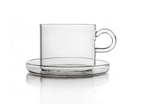 Piuma Tea Cup & Saucer - ICHENDORF