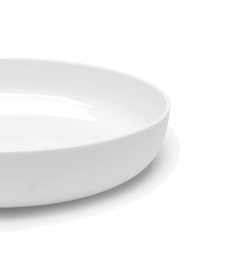 Base Dinnerware Deep plate L white Base - SERAX