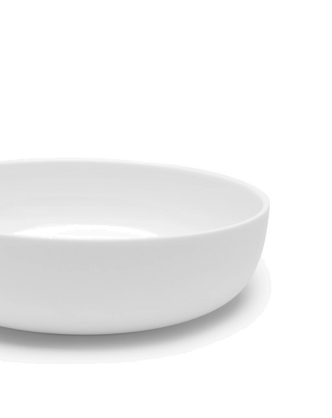 Base Dinnerware Deep plate S white Base - SERAX