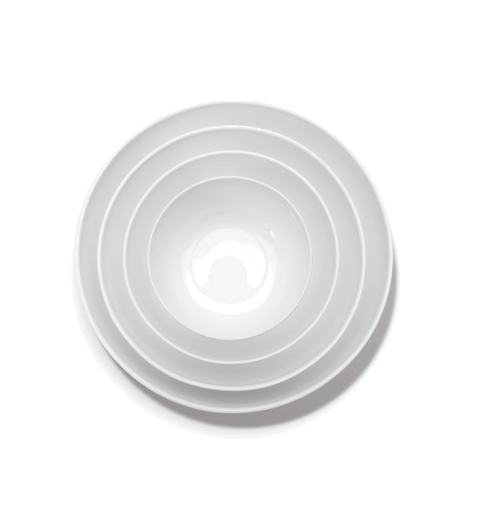 Base Dinnerware Bowl low XL white Base - SERAX