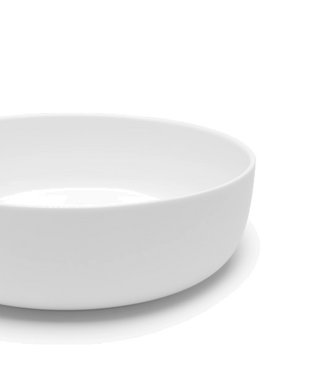 Base Dinnerware Bowl low L white Base - SERAX