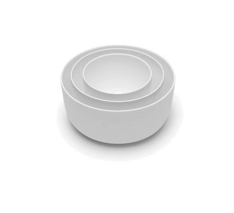 Base Dinnerware Bowl deep S white Base - SERAX
