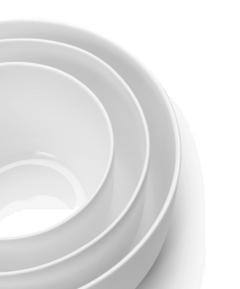 Base Dinnerware Bowl deep S white Base - SERAX