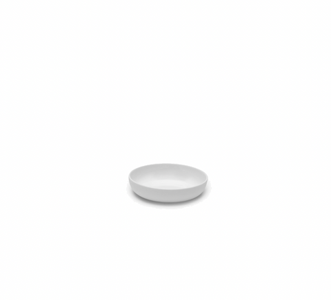 Base Dinnerware Bread plate high white Base - SERAX