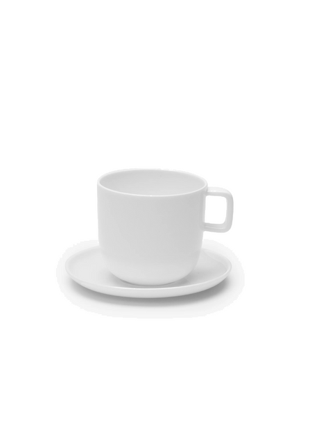 Base Dinnerware Saucer coffee cup white Base - SERAX