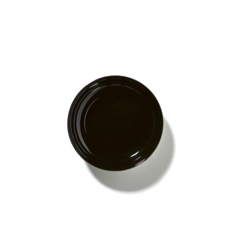 Dé Tableware Deep plate M white/black variation B - SERAX