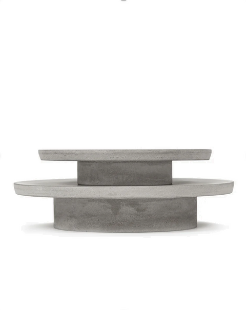 Cakestand L Simple plate grey - Serax